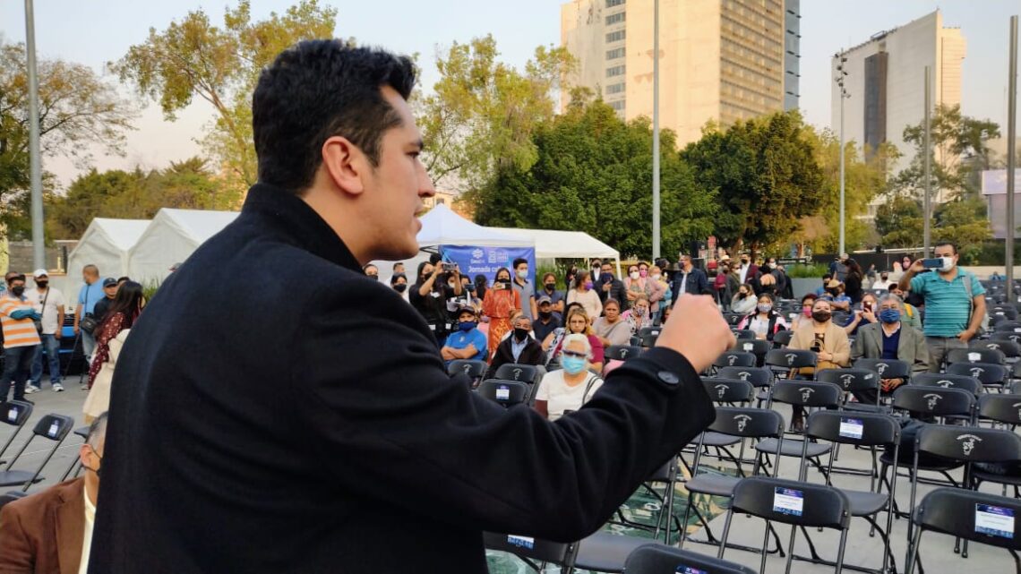 Reventó Alcaldía Cuauhtémoc Jornada Social, en el Monumento a la Madre