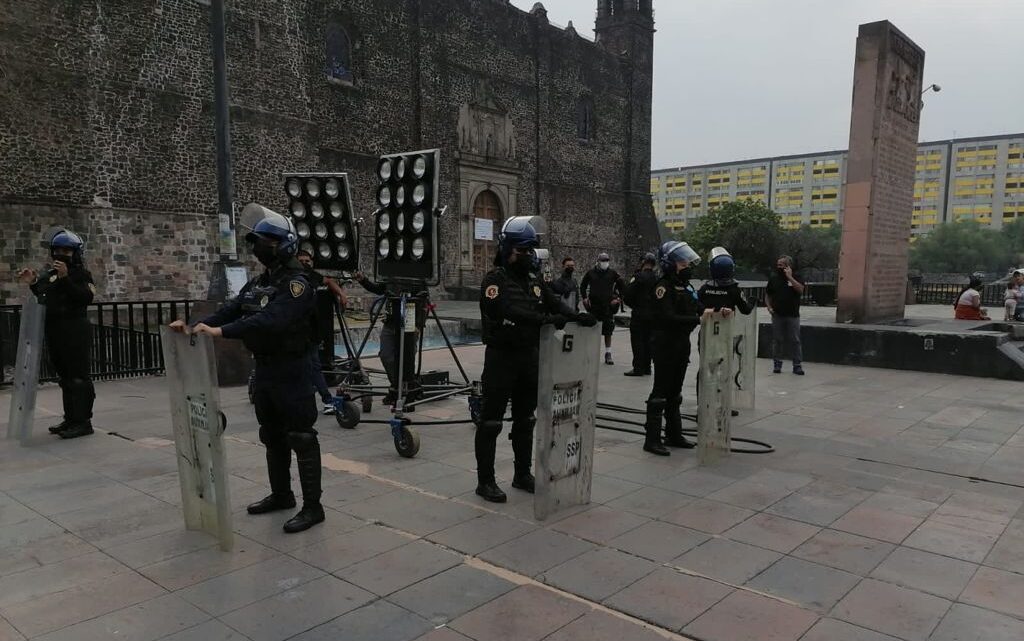 Cancelan filmación en Tlatelolco