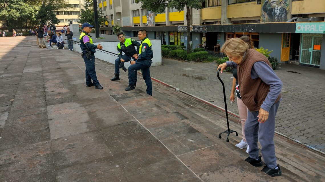 Segundo Simulacro en la Plaza de las Tres Culturas