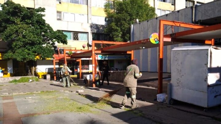 Jornada de Mantenimiento en jardines de Tlatelolco