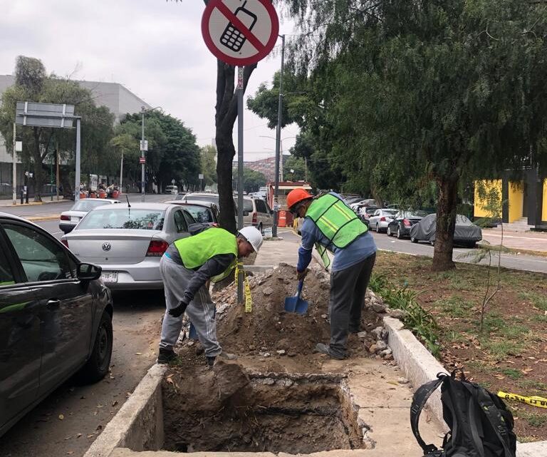 Suspensión de Obra en la Avenida Flores Magón