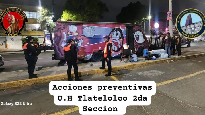 Operativo de Seguridad, en Tlatelolco