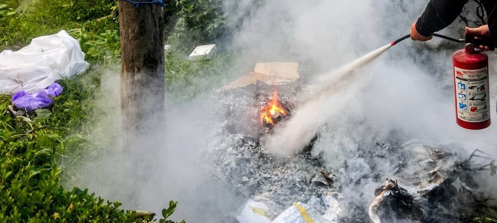El humo volvió a levantarse sobre el Jardín “La Pera”